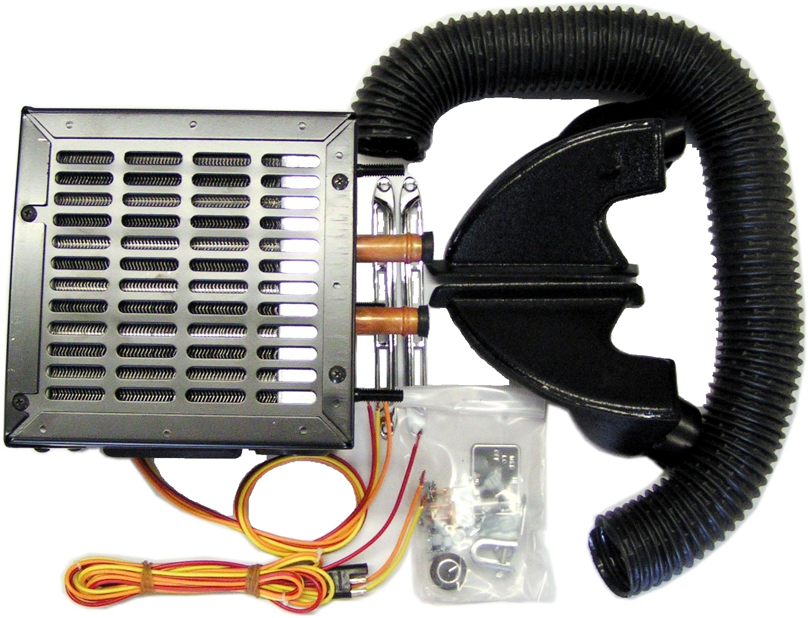 Heater Kit with Ducts, Grills, 3 speed Fan